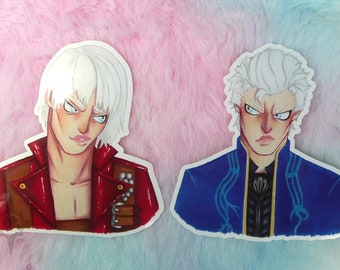 Devil May Cry 3 - Dante & Vergil vinyl stickers