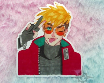 Trigun Stampede - Vash glossy vinyl sticker