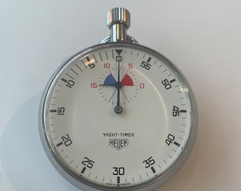 Heuer Trackstar 7 Jewels Stop Watch Vintage working With Original Box guarantee Etsy India