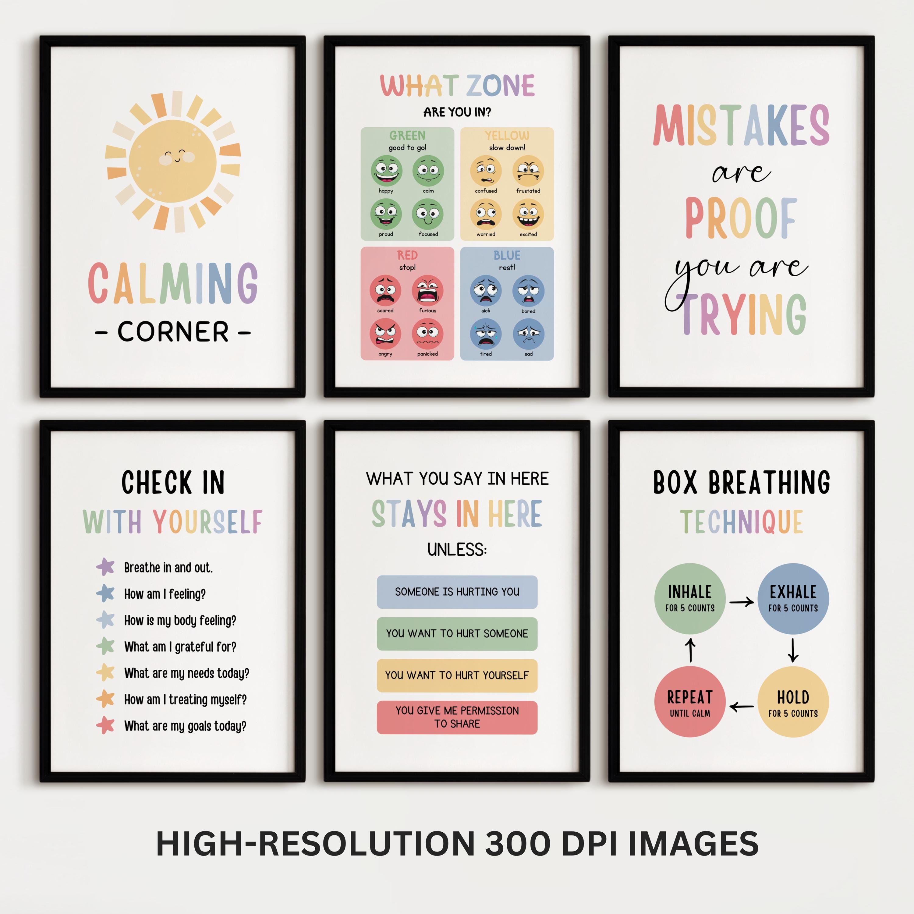 Kids Affirmation Art – 20 Printable Positive Quotes for Children | Wall ...