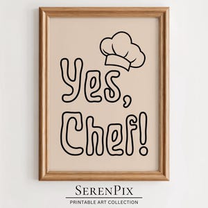 Impression Yes Chef : art de la cuisine minimaliste (téléchargement numérique)
