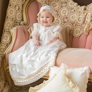 knee length dresses for ladies Savannah Lace Flower Girl