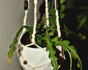 Beaded Macrame Plant Hanger