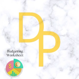 Monthly Budgeting Worksheet (Fillable PDF)