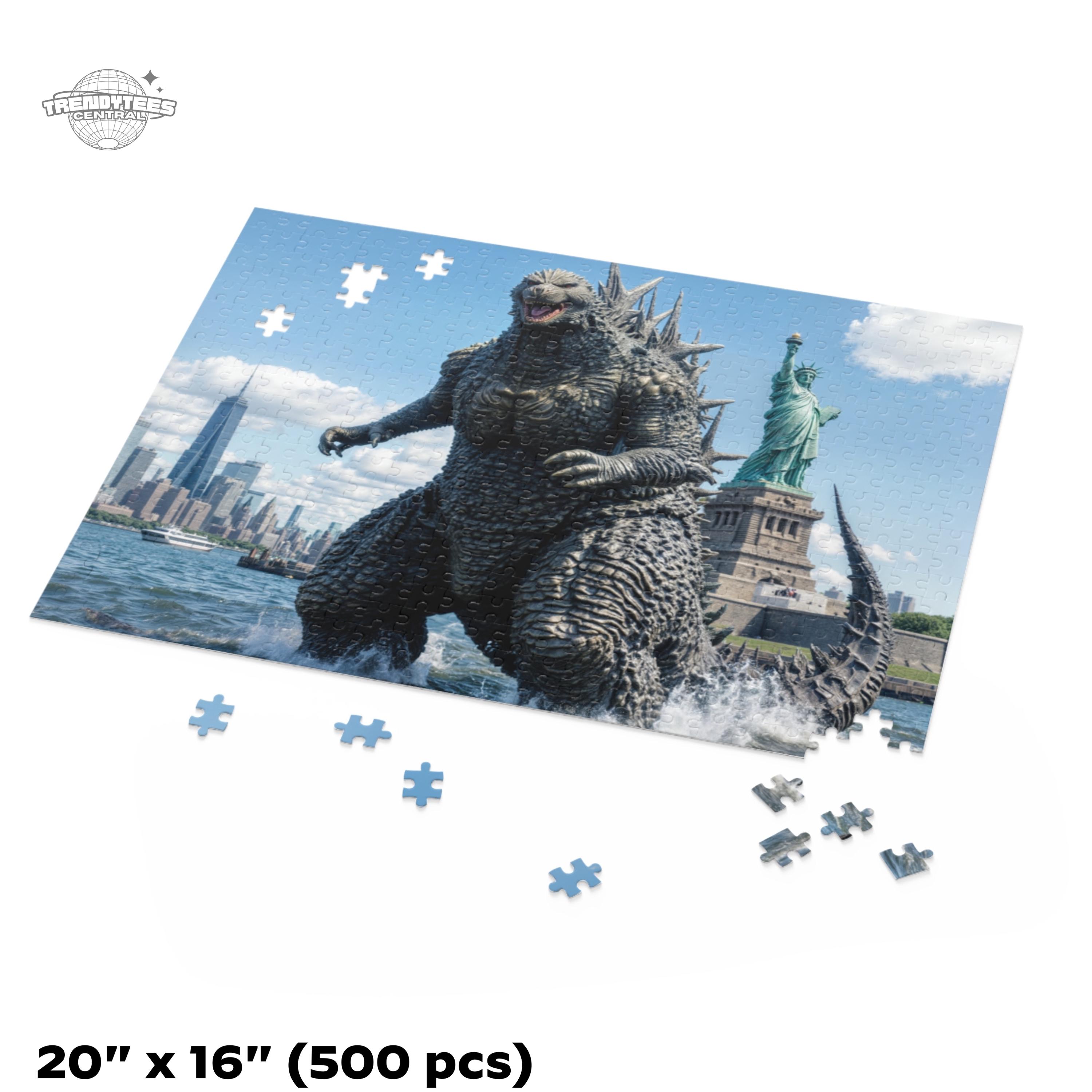 ゴジラ　ジグソーパズル　GODZILLA JIGSAW PUZZULE ゴジラ ジグソーパズル GODZILLA JIGSAW PUZZULE Amazon.com: Super7