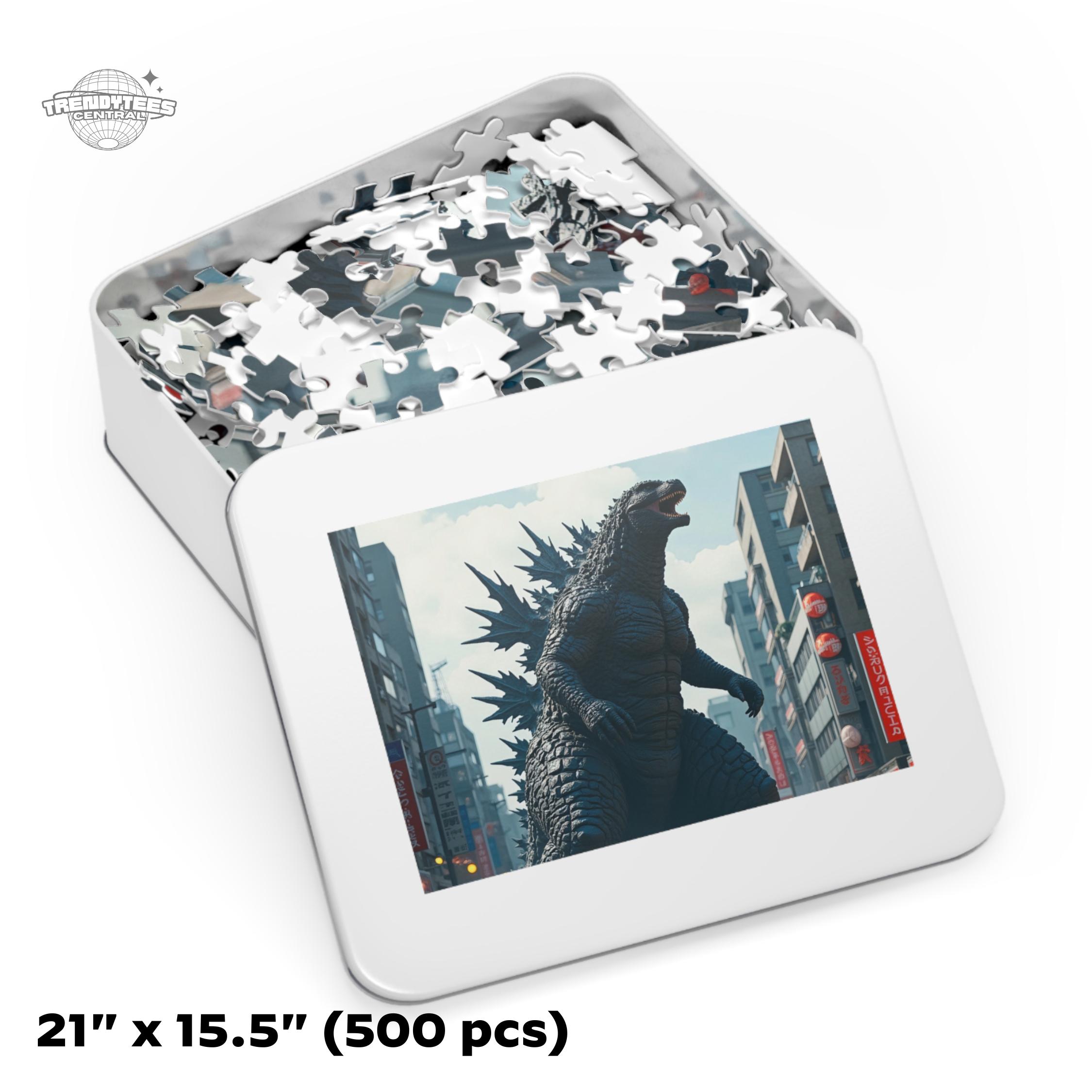 Godzilla Monster Jigsaw Puzzle - 30, 110, 252, 500 Pieces – Sci-fi