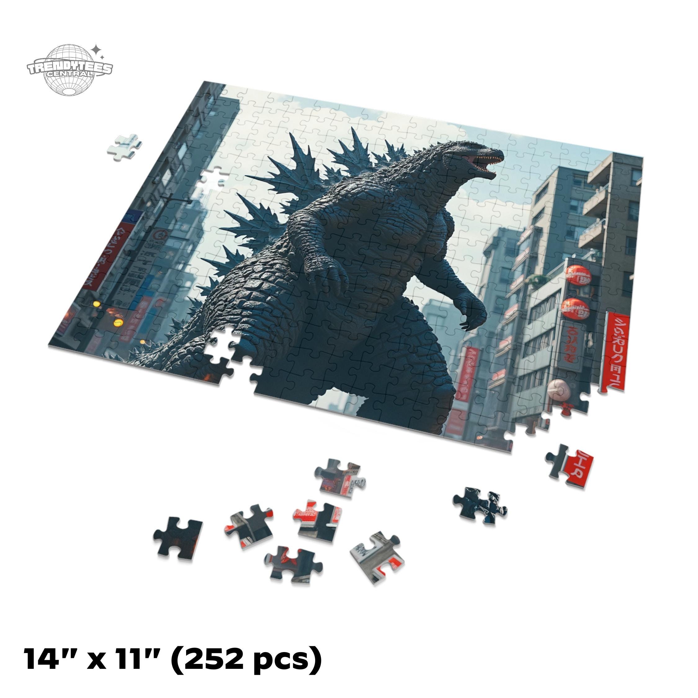 Godzilla Monster Jigsaw Puzzle - 30, 110, 252, 500 Pieces – Sci-fi