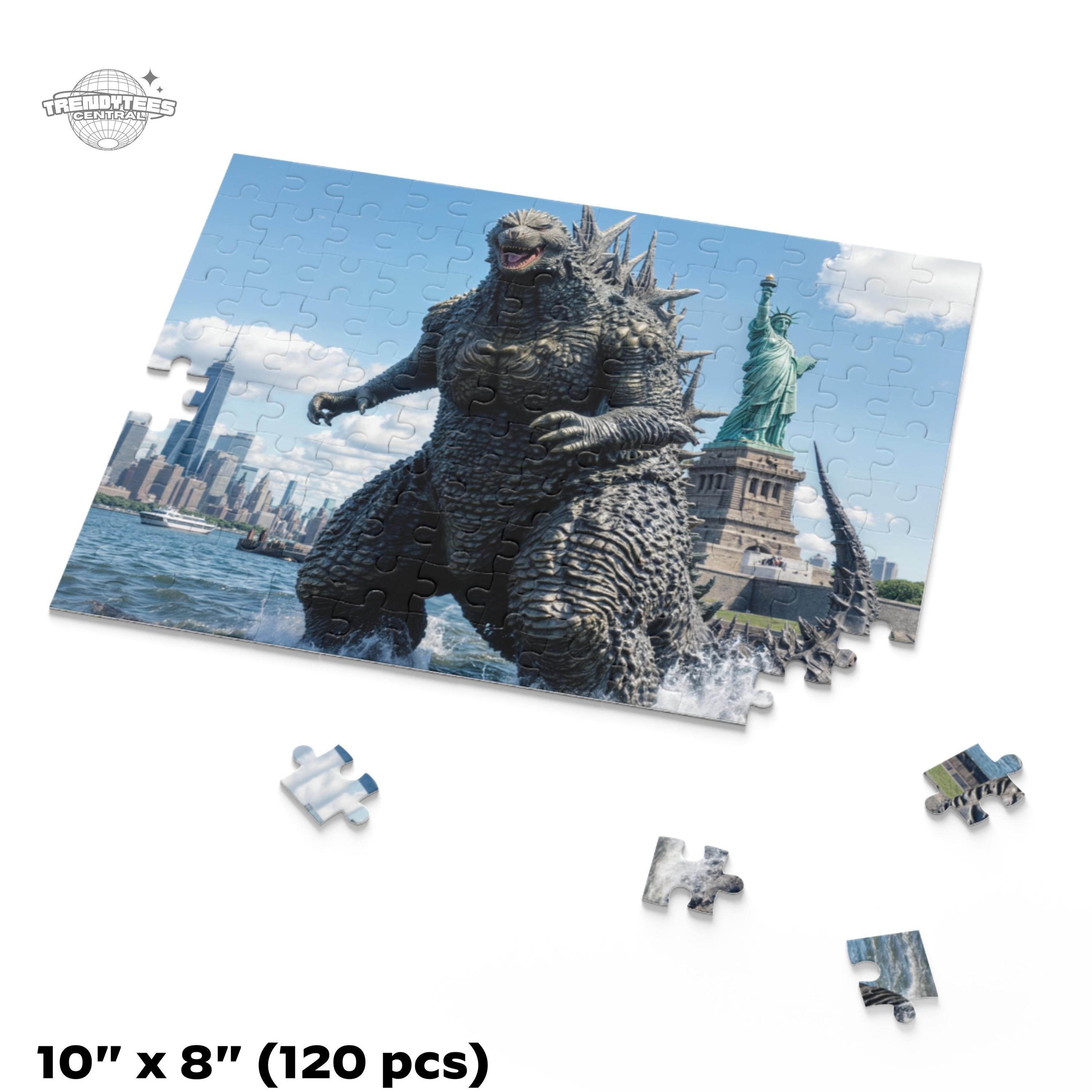Godzilla Monster Jigsaw Puzzle - 30/110/ 252 Pieces – Gift for