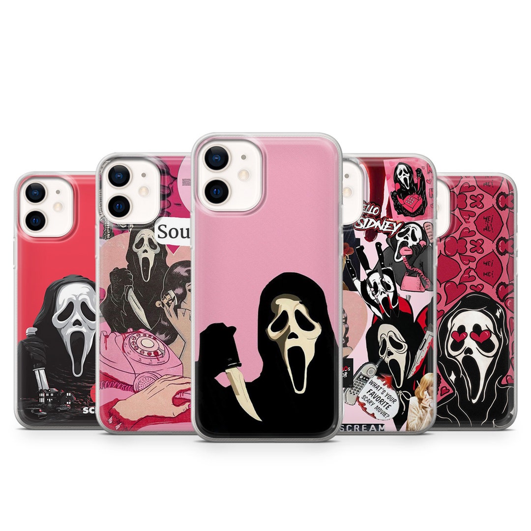 Scary Horror Movie Phone Case Scream Pink Cover Fit for iPhone Etsy