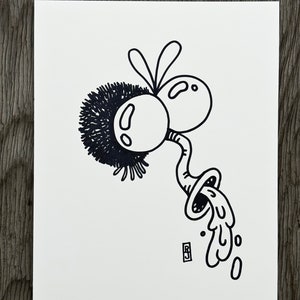 Original Art - Dinner Time - Drawing With Doofus