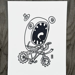 Original Art - Look Ma! One Leg! - Drawing With Doofus