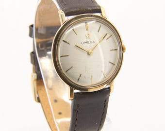 OMEGA Men's 18K Gold Cal. 265 Dress Watch - Vintage Swiss From 1940s - 37mm  - Etsy