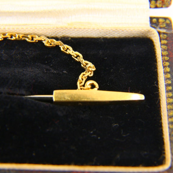 Vintage 18ct Gold Diamond Flower Pin Brooch Ename… - image 3