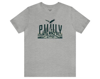 Philadelphia Football Philly Sports Vintage Unisex Jersey Short Sleeve Tee