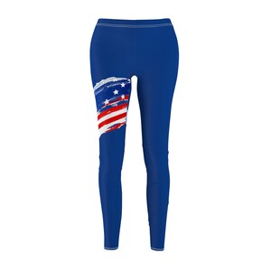 Stars and Stripes Women&#39;s Cut & Sew Casual Leggings (AOP)
