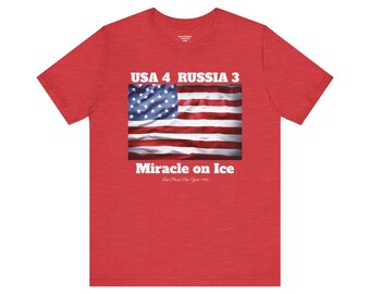 Miracle on Ice T-shirt, USA Hockey T-shirt, Usa Vs Russia T-shirt