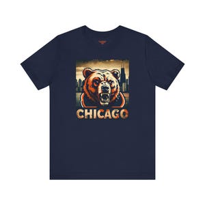 Chicago Football Tee, Chicago Pride City Tee, Chicago Tee, Shirt, Unisex Jersey Short Sleeve Tee