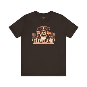 Cleveland Football Tee, Cleveland Pride City Tee, Cleveland Tee, Shirt, Unisex Jersey Short Sleeve Tee