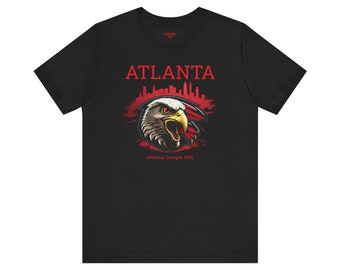 Atlanta Football Tee, Atlanta Pride City Tee, Atlanta Tee, Shirt, Unisex Jersey Short Sleeve Tee