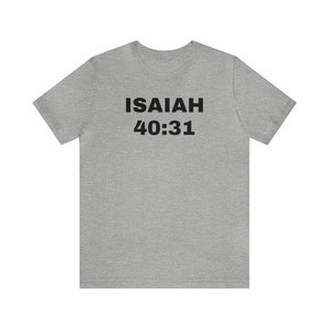Bible Verse Unisex Jersey Short Sleeve Tee
