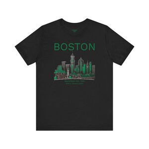 Vintage Boston Basketball City Tribute Short Sleeve Tee