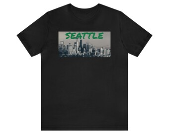 Seattle Washington Tee, City of Seattle Tee, SeattleTee, Seattle Football Shirt, Seattle Shirts, Unisex Jersey Short Sleeve Tee