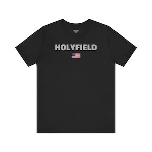 Holyfield Boxing Shirt, Boxing T Shirt, heavyweight Champion, Boxing Legend, Sports Icon, Boxing Icon Trendy unisex Jersey Short Sleeve T