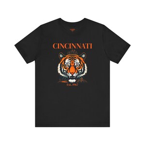 Cincinnati Football Tee, Cincinnati Pride City Tee, Cincinnati Tee, Shirt, Unisex Jersey Short Sleeve Tee