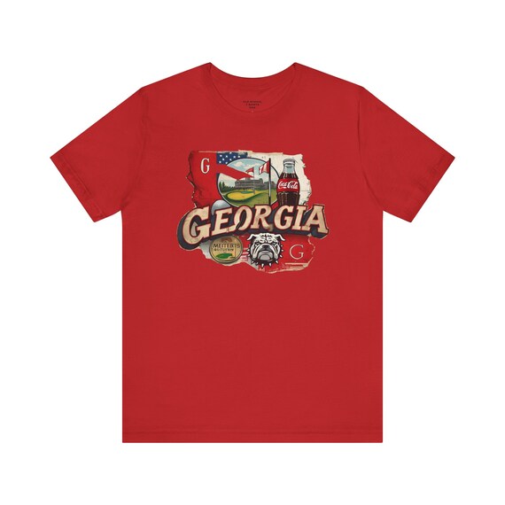 Patriotic Georgia Landmark T-shirt Coca Cola Master's Golf