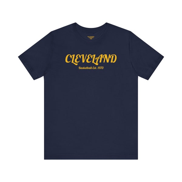 Cleveland Basketball est 1970 Cleveland Basketball Unisex Jersey Short Sleeve Tee