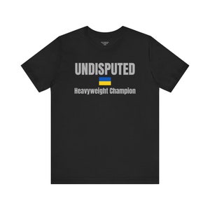 Undisputed Boxing Heavyweight Champ Shirt, Boxing Great,T Shirt, heavyweight Champion, Boxing Legend, Sports unisex Jersey Short Sleeve T