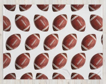 Cozy Football Throw Blanket: Soft Sports Fan Couch Blanket