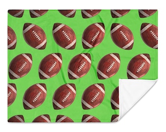 Cozy Football Throw Blanket: Soft Sports Fan Decor
