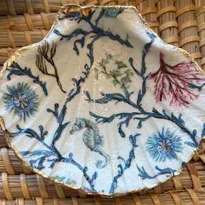 Küsten bunte Muschelschale / Schmuckschale