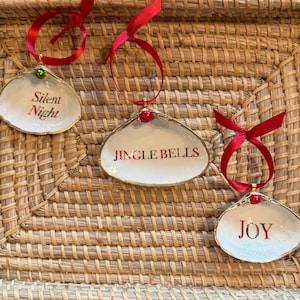 Christmas Shell ornaments