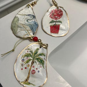 Christmas Shell ornaments