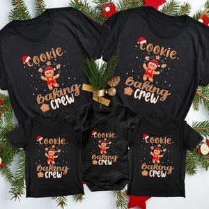 Cookie Baking Crew Shirt, The Cookie Crew, Familie Weihnachten Shirt, Cookie Shirt, Weihnachten Baking Shirt, passende Familie Shirts, Lebkuchen