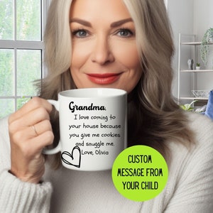 Personalized Gift For Grandma, Mothers Day Mug, Custom Gift From GrandKids, Keepsake Gift, Custom Mothers Day Gift, Personalize Mimi Mug