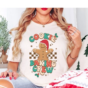 Cookie Baking Crew Shirt, The Cookie Crew, Familie Weihnachten Shirt, Cookie Shirt, Weihnachten Baking Shirt, passende Familie Shirts, Lebkuchen