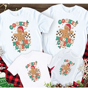 Cookie Baking Crew Shirt, The Cookie Crew, Familie Weihnachten Shirt, Cookie Shirt, Weihnachten Baking Shirt, passende Familie Shirts, Lebkuchen
