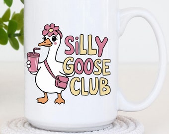 Taza de café sarcástica divertida, taza de ganso tonto, regalo divertido de animal, taza de humor de oficina, regalos divertidos para el lugar de trabajo, regalo para un amigo