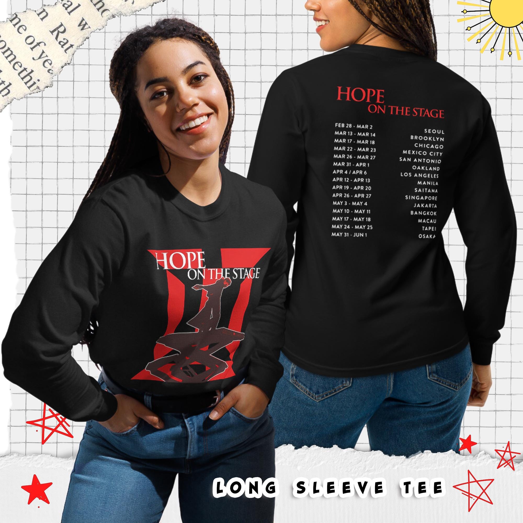Bts Long Sleeve T Shirt - Etsy