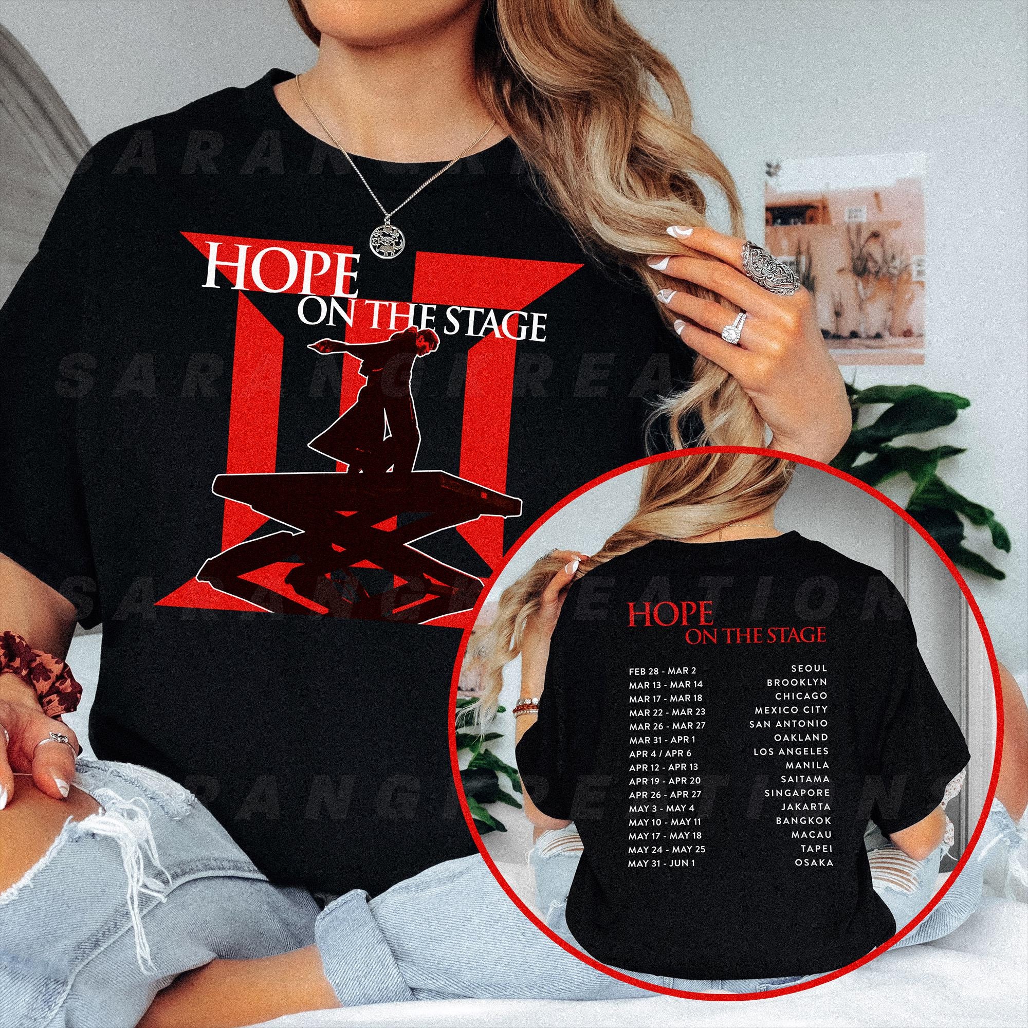 Hope on the Stage Tour T-shirt, J-hope Shirt, Jhope Hoseok
