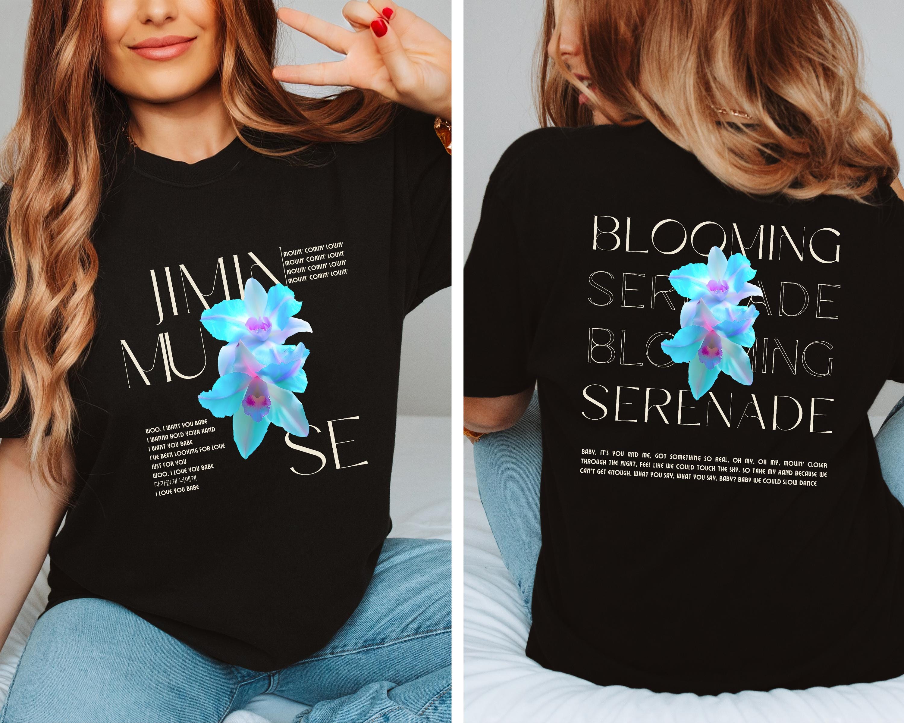 Jimin Muse T-shirt, Jimin Who Garment-dyed Shirt, Smeraldo