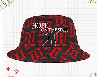 HOPE ON THE STAGE バケットハット ダークグレー