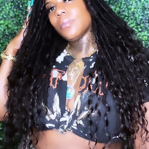 100% human hair boho goddess locs