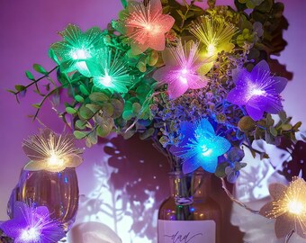 Fee Blume LED Lichterketten, Girlande Lichtdekoration, Party Hochzeit Deco