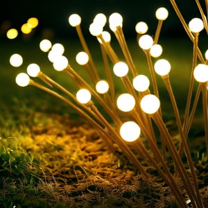 Firefly solar LED night light for garden outdoor patio decoration
