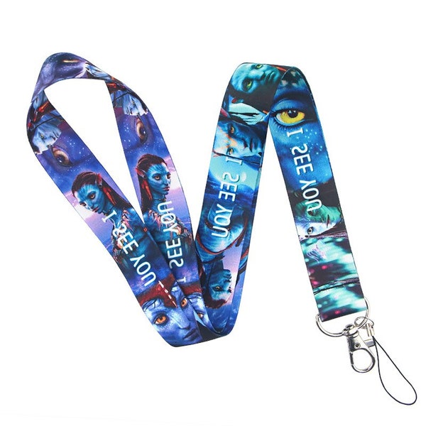 Avatar Na’vi The Way of Water Movie Series Lanyard Keychain ID Badge Holder