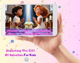 Christian Video Book, Audiobook, Ebook that explains Salvation to Kids | Bible Study For Kids | Kids Bible Study | The Gospel For Kids